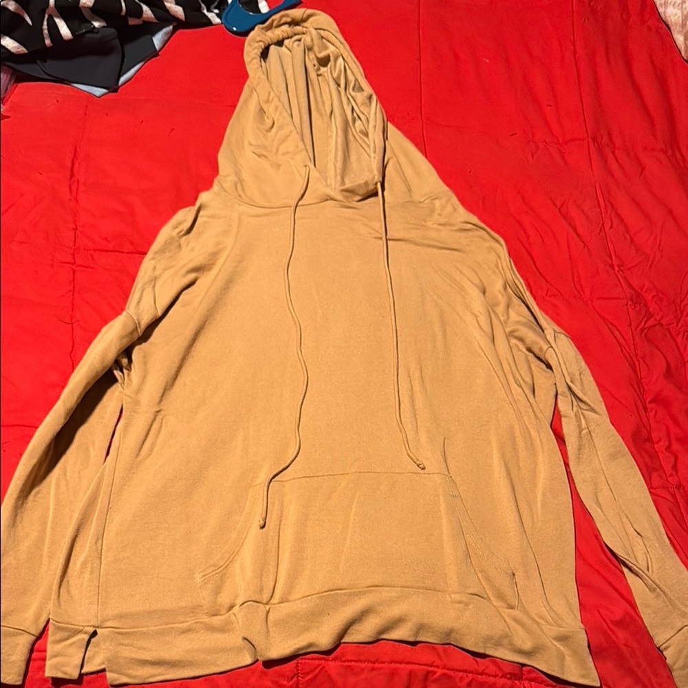 Casual Tan Hoodie